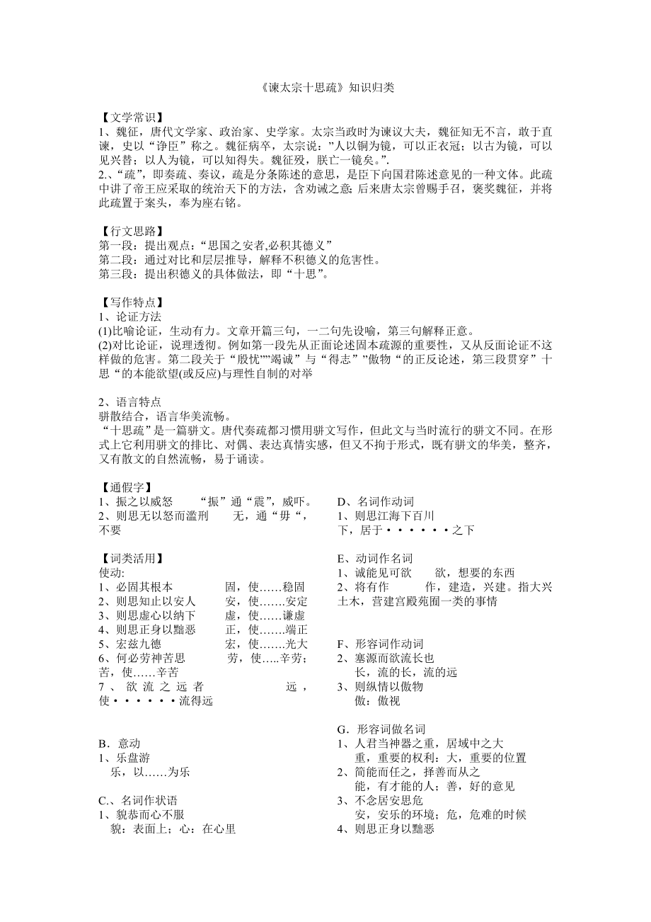 谏太宗十思疏_知识点整理.doc_第1页