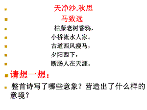 诗歌的意象与意境ppt课件.ppt