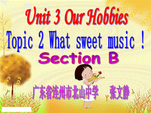 （张文静公开课）Unit3Topic2SectionB(修改）.ppt