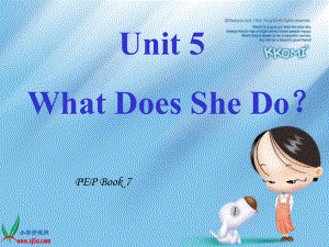 (人教PEP)六年级英语上册课件_UNIT5_What__does__she__do.ppt