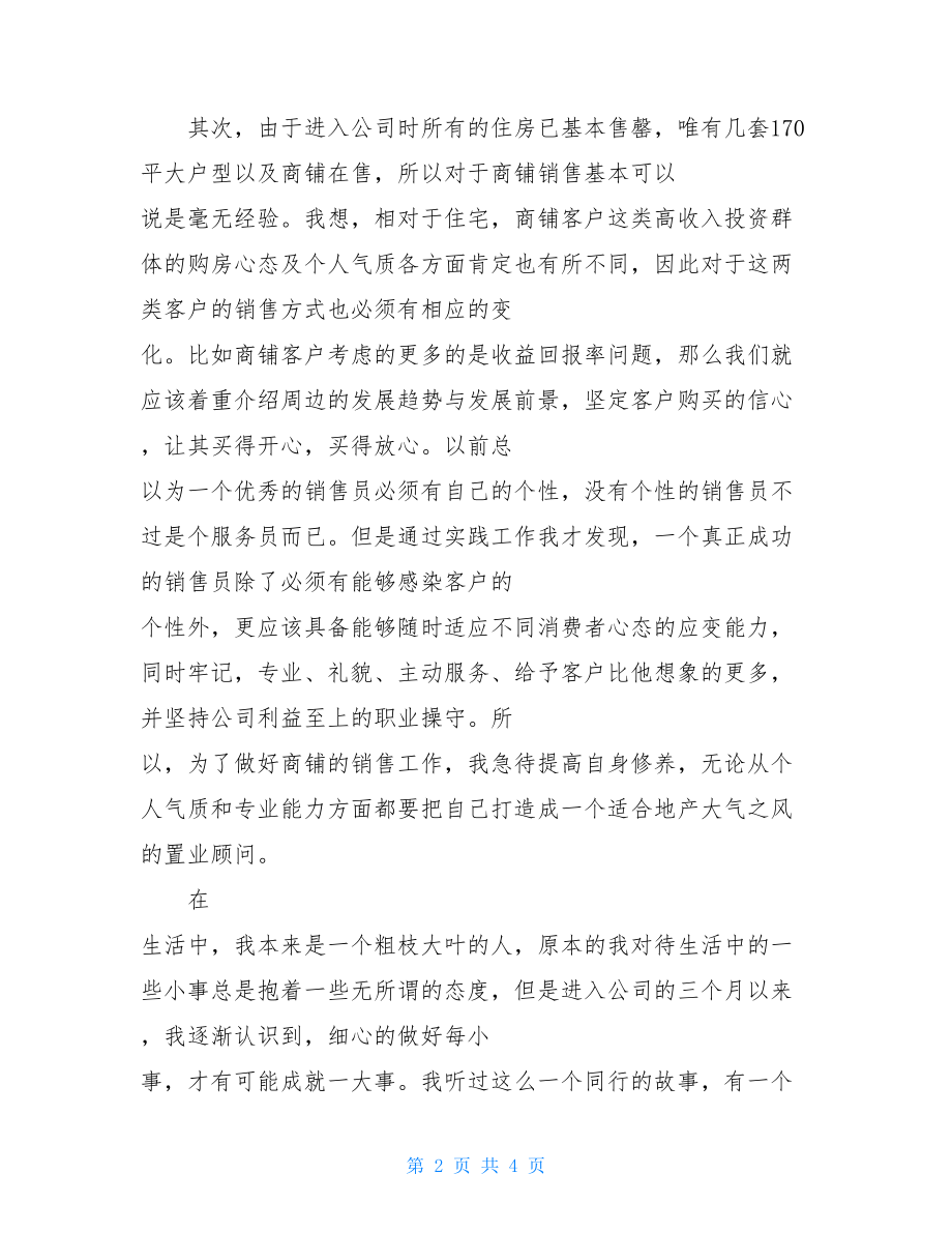 售楼员个人工作总结售楼员年总结.doc_第2页