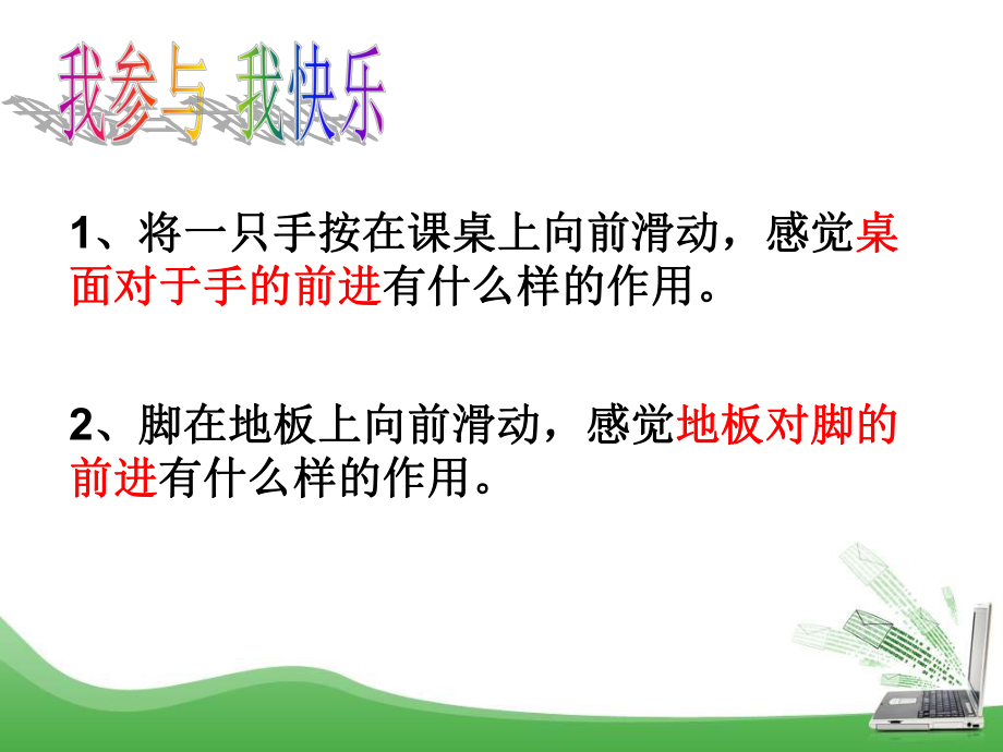 探究影响滑动摩擦力大小的因素.ppt_第2页