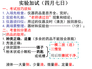 2013实验加试要点讲解.ppt