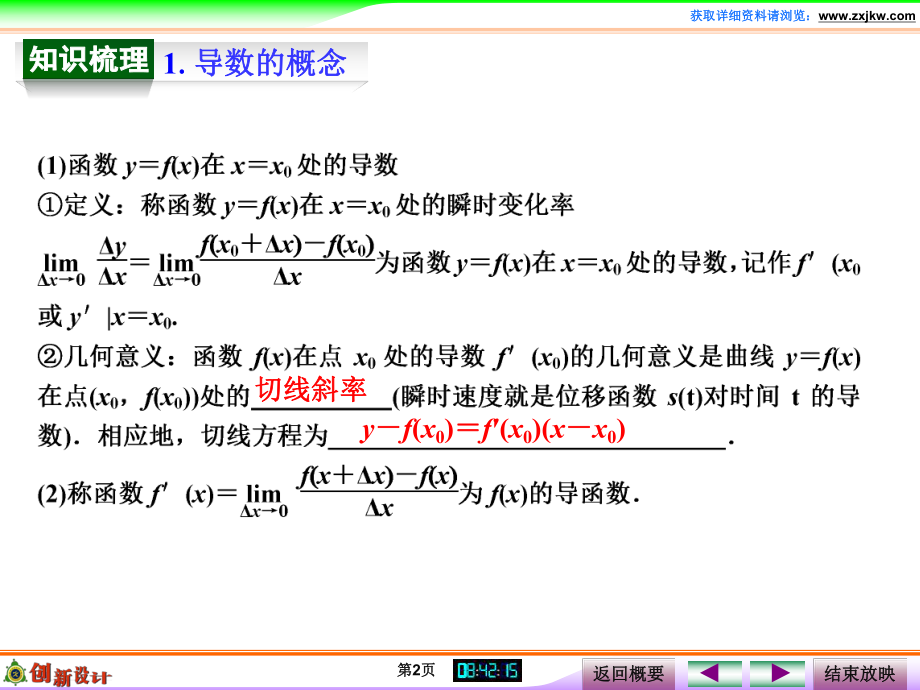 第10讲　变化率与导数、导数的计算.ppt_第2页