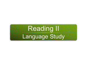 reading语言点.ppt