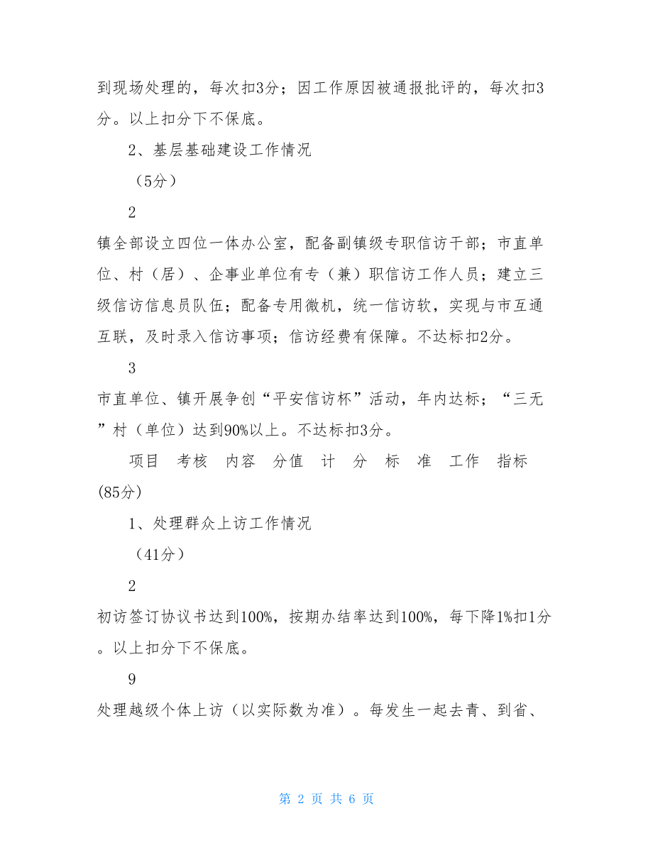 年度信访工作目标管理考核内容及计分办法运管年度目标管理考核评分.doc_第2页