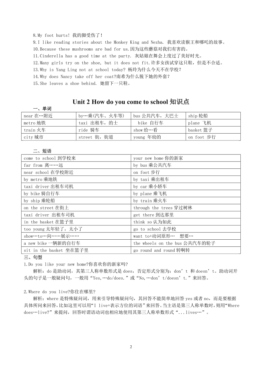 新译林小学英语5B五年级下册_全册知识点整理.doc_第2页