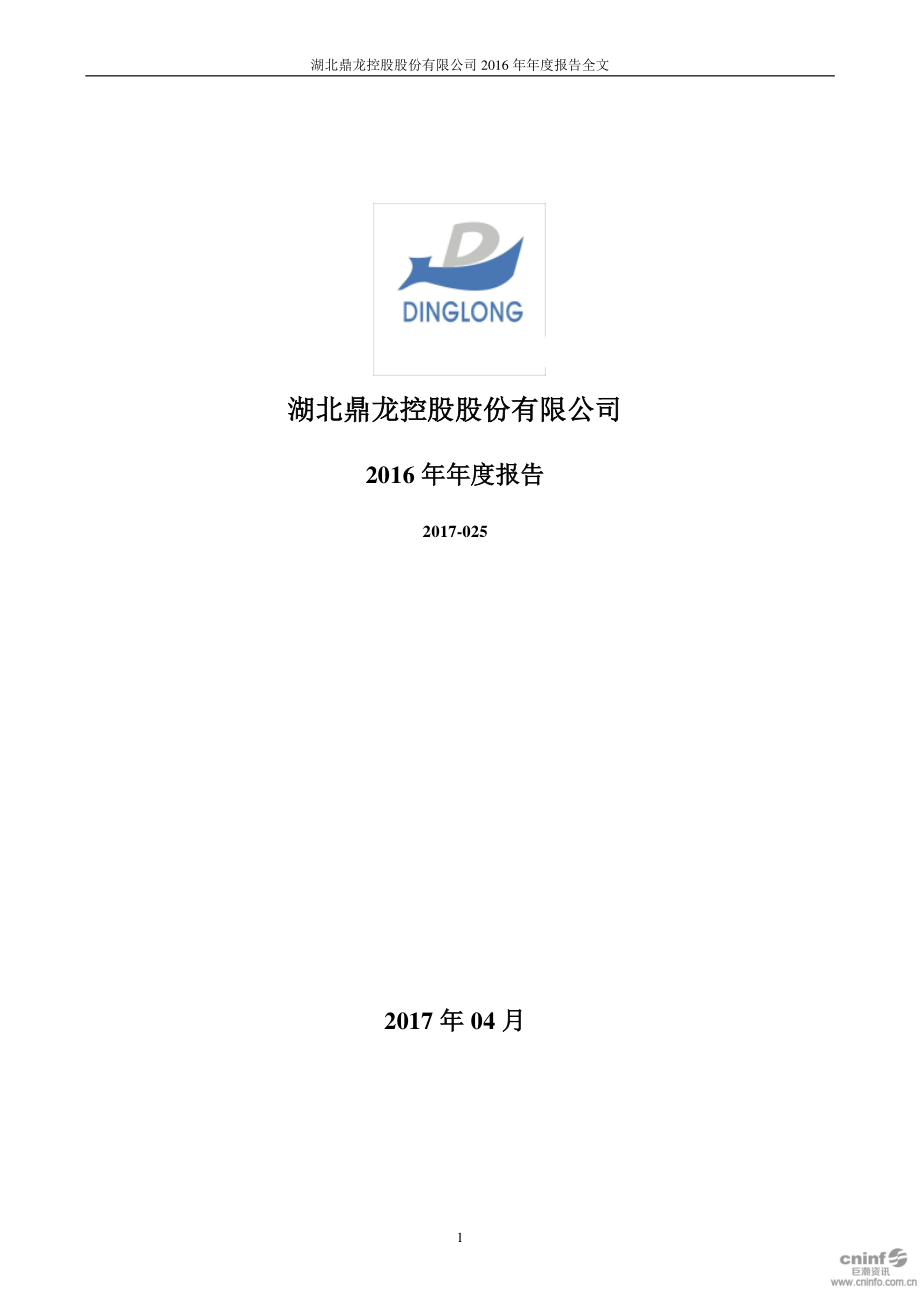 鼎龙股份：2016年年度报告（更新后）.PDF_第1页