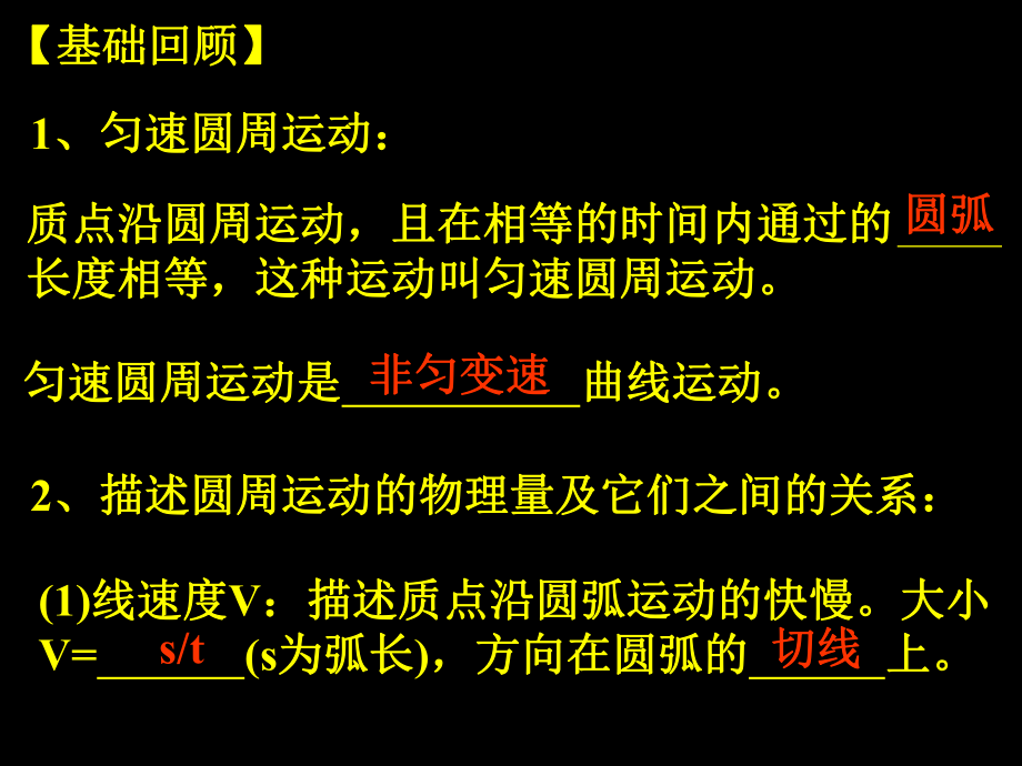 4、圆周运动的基本概念和规律.ppt_第2页