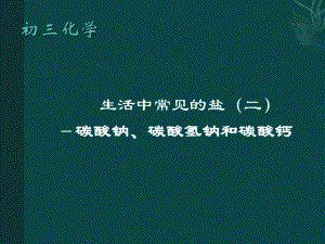 化学：生活中常见的盐课件（人教版九年级）.ppt