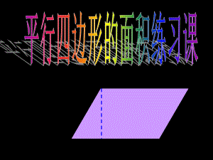 平行四边形面积练习题2.pptx