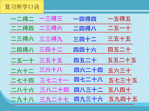 2013新北师大版二年级上册数学总复习课件.ppt