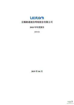 路通视信：2018年年度报告（更新后）.PDF