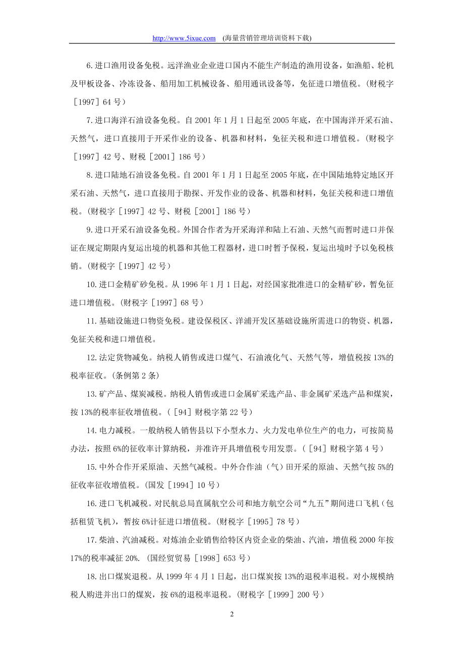 税收优惠政策速查.docx_第2页