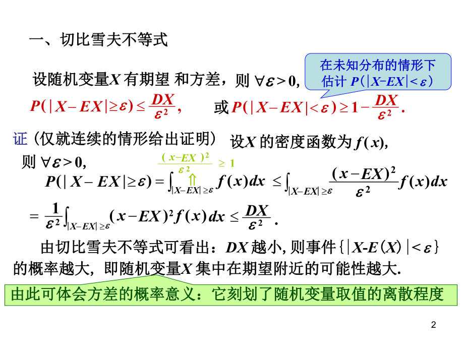 南昌大学概率论大数定律及中心极限定理ppt课件.ppt_第2页