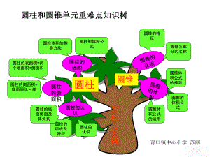 圆柱和圆锥单元重难点知识树.ppt