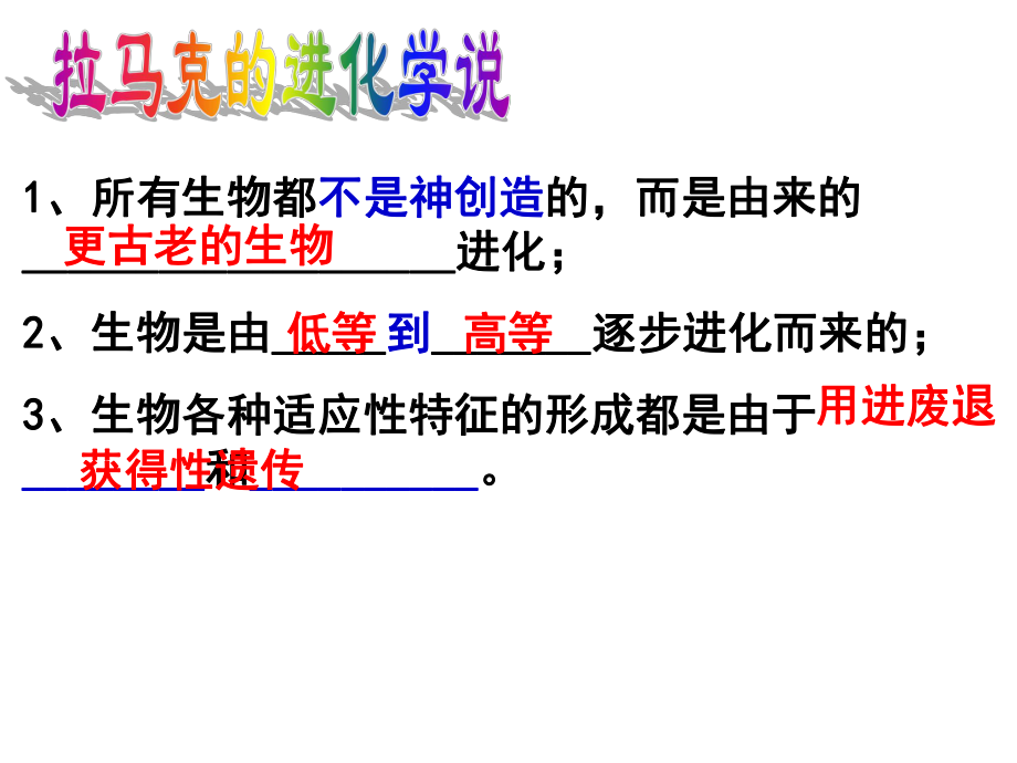 现代生物进化理论的主要内容0(2).ppt_第2页