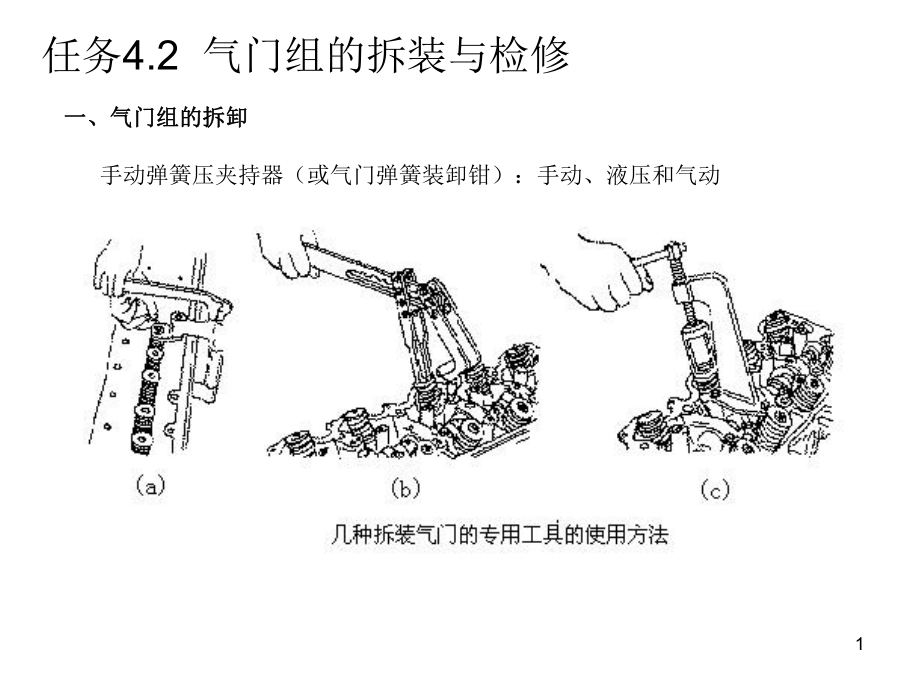 气门组零件的检修ppt课件.ppt_第1页