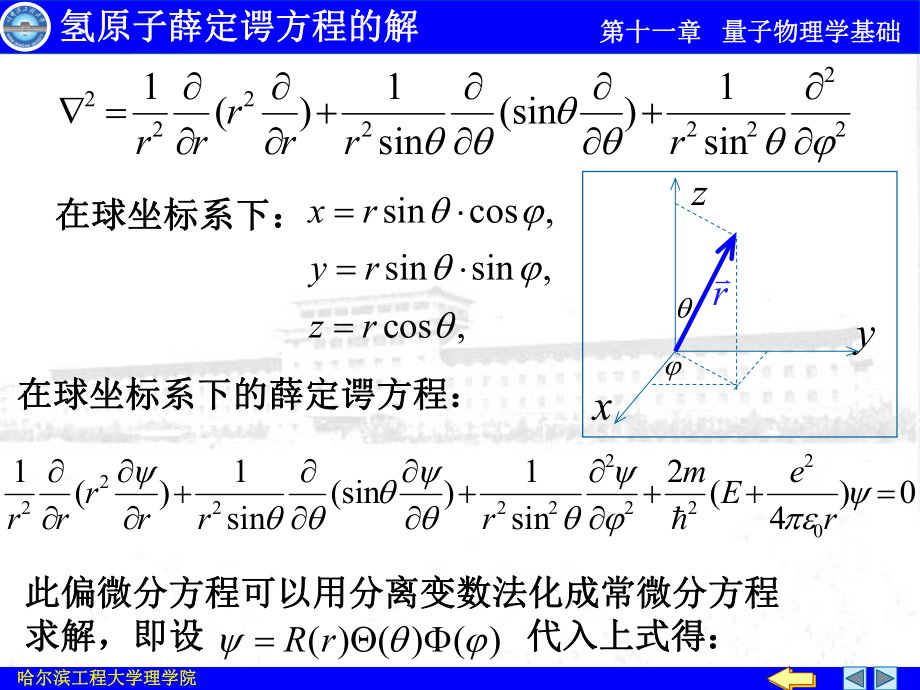 氢原子薛定谔方程的解ppt课件.ppt_第2页