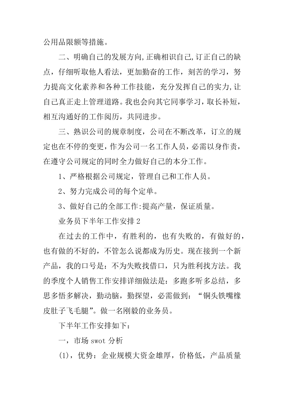 业务员下半年工作计划最新.docx_第2页