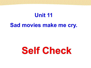 九年级Unit11SelfCheck.ppt