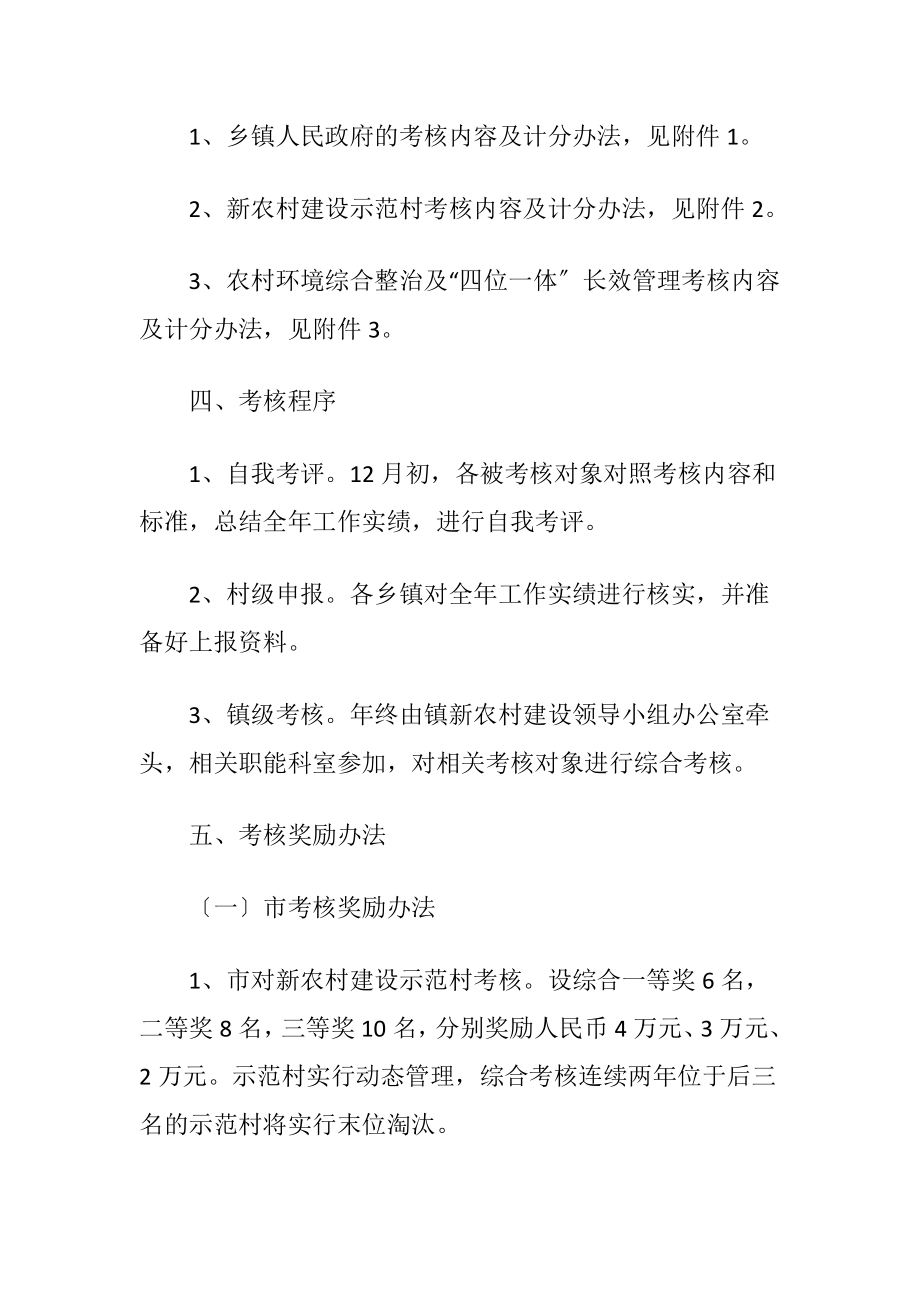 社会主义新农村建设考核意见.docx_第2页