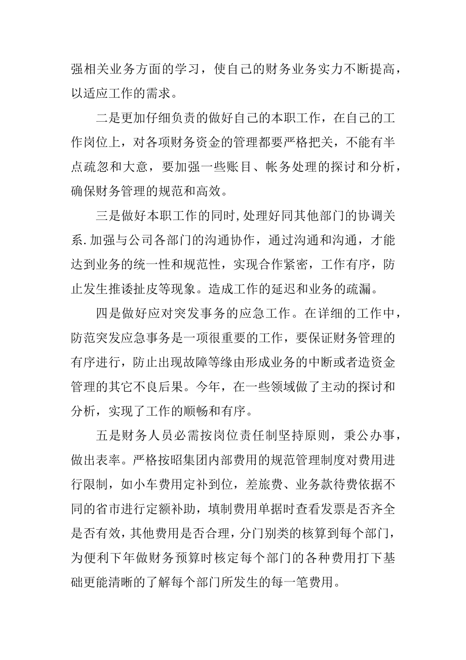 公司出纳员工个人工作计划汇编.docx_第2页