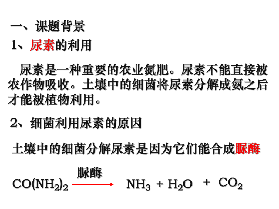 土壤中分解尿素的细菌的分离与计数(上课)ppt课件.ppt_第2页