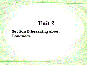 Unit2Discoverusefulstructures课件--高中英语人教版（2019）选择性必修第二册.pptx