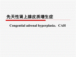 先天性肾上腺皮质增生症ppt课件.ppt