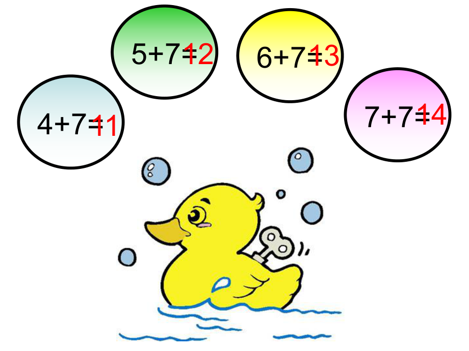 北师大版一年级数学下册_《快乐的小鸭》.ppt_第2页