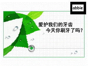 爱护我们的牙齿.ppt