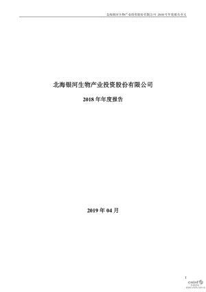 ST银河：2018年年度报告（更新后）.PDF