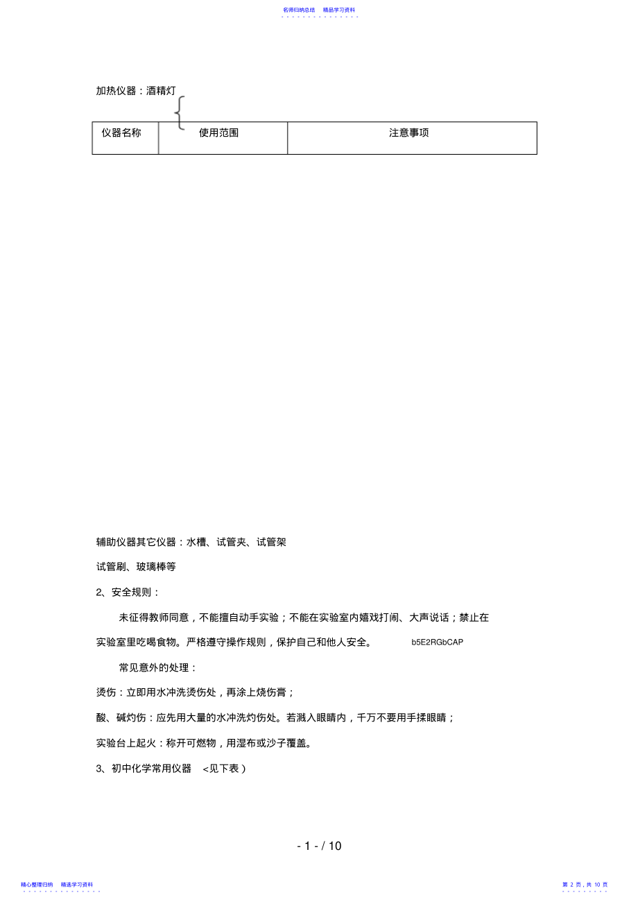 2022年2012中考化学复习：走进化学实验室 .pdf_第2页