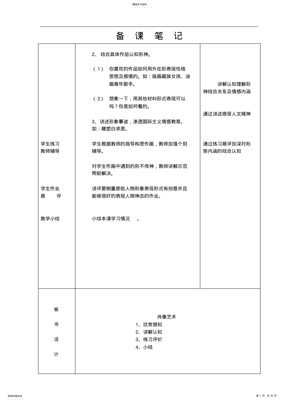 2022年新人美版小学五年级美术上册教案全册 .pdf_第2页