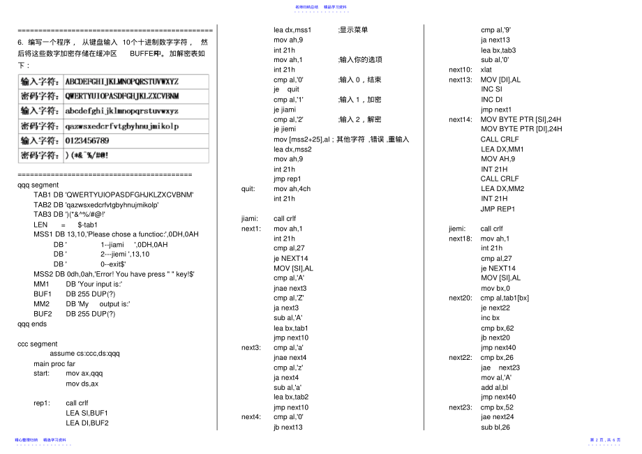 2022年8086汇编经典例程 .pdf_第2页