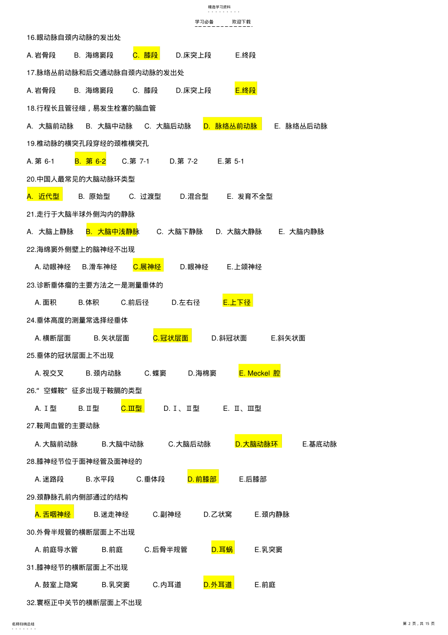 2022年断层解剖学z重点复习资料 .pdf_第2页