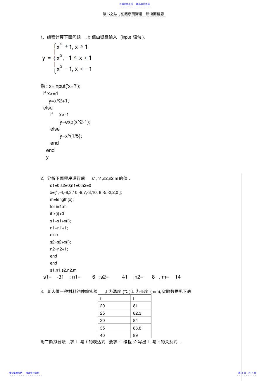 2022年matlab复习资料 .pdf_第2页