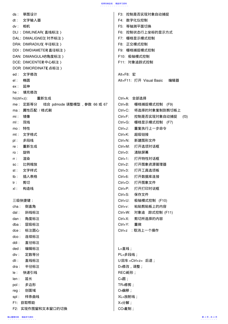 2022年cad快捷键命令大全 .pdf_第2页