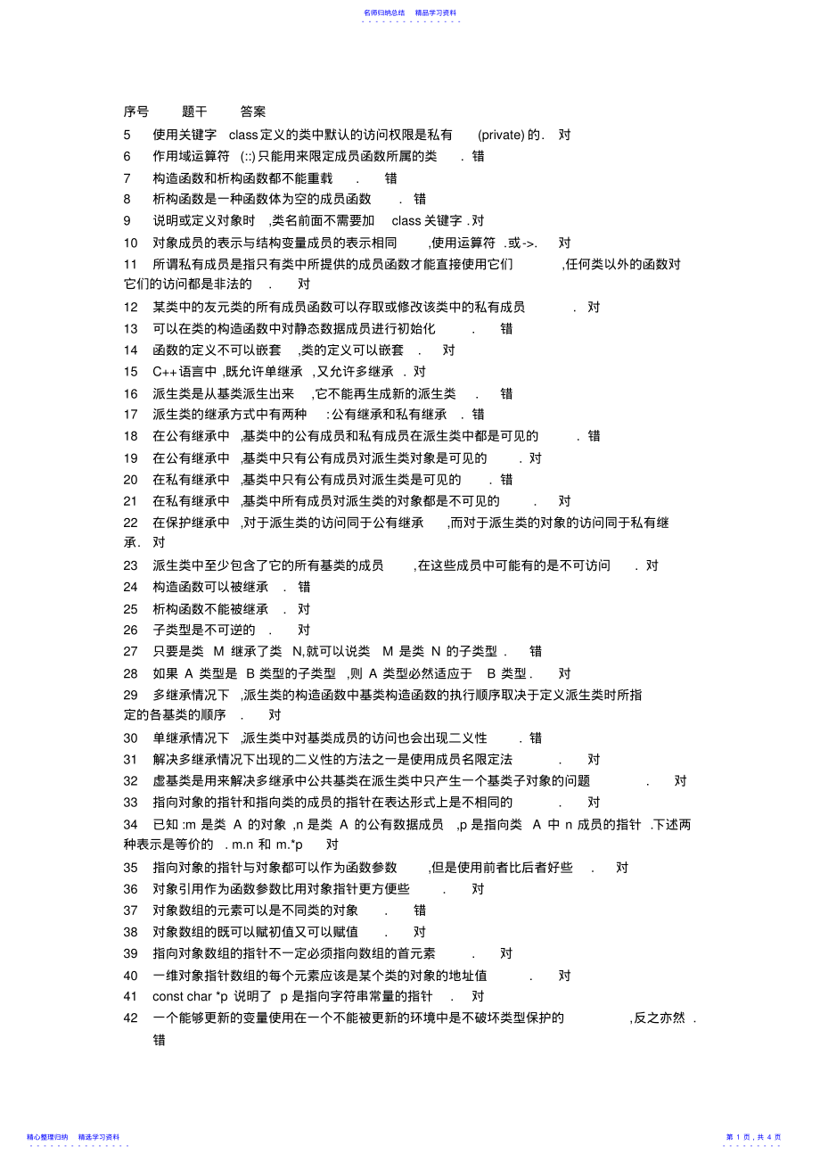 2022年C判断题题库1 .pdf_第1页