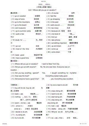 2022年新人教版八年级上册英语重点知识点短语句型 2.pdf