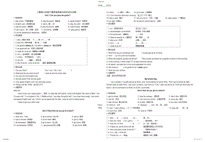 2022年新版人教版七年级英语下册各单元知识点汇总 .pdf