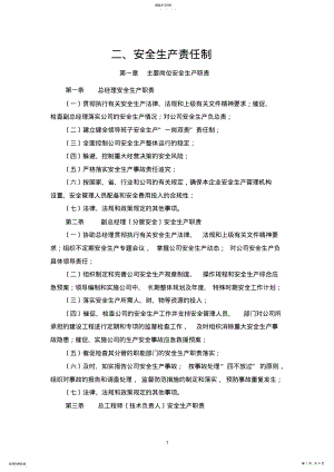 2022年施工企业各岗位安全生产责任制安全职责 .pdf