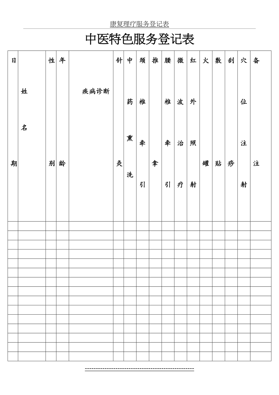 康复理疗服务登记表.doc_第2页