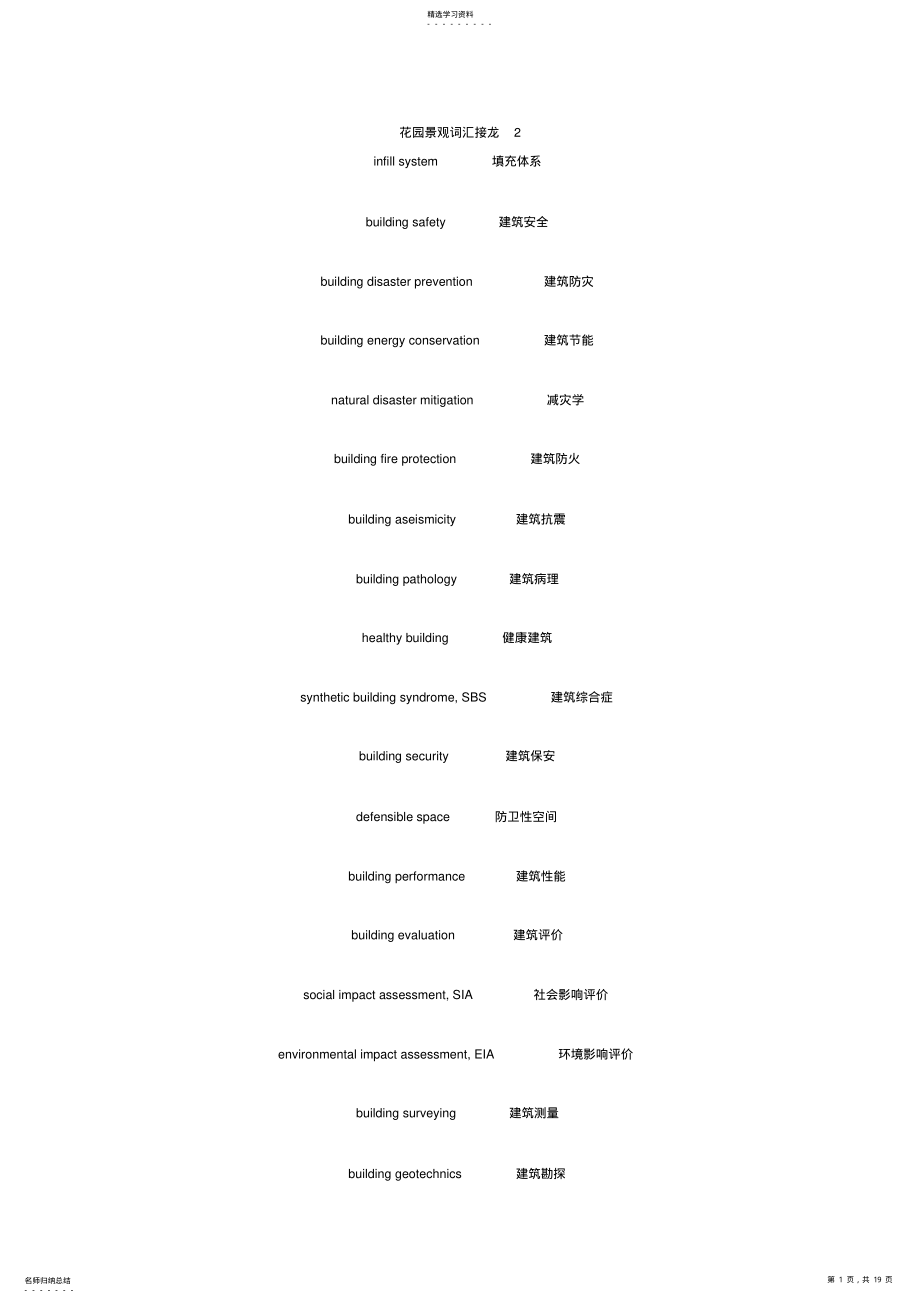 2022年景观建筑词汇 .pdf_第1页