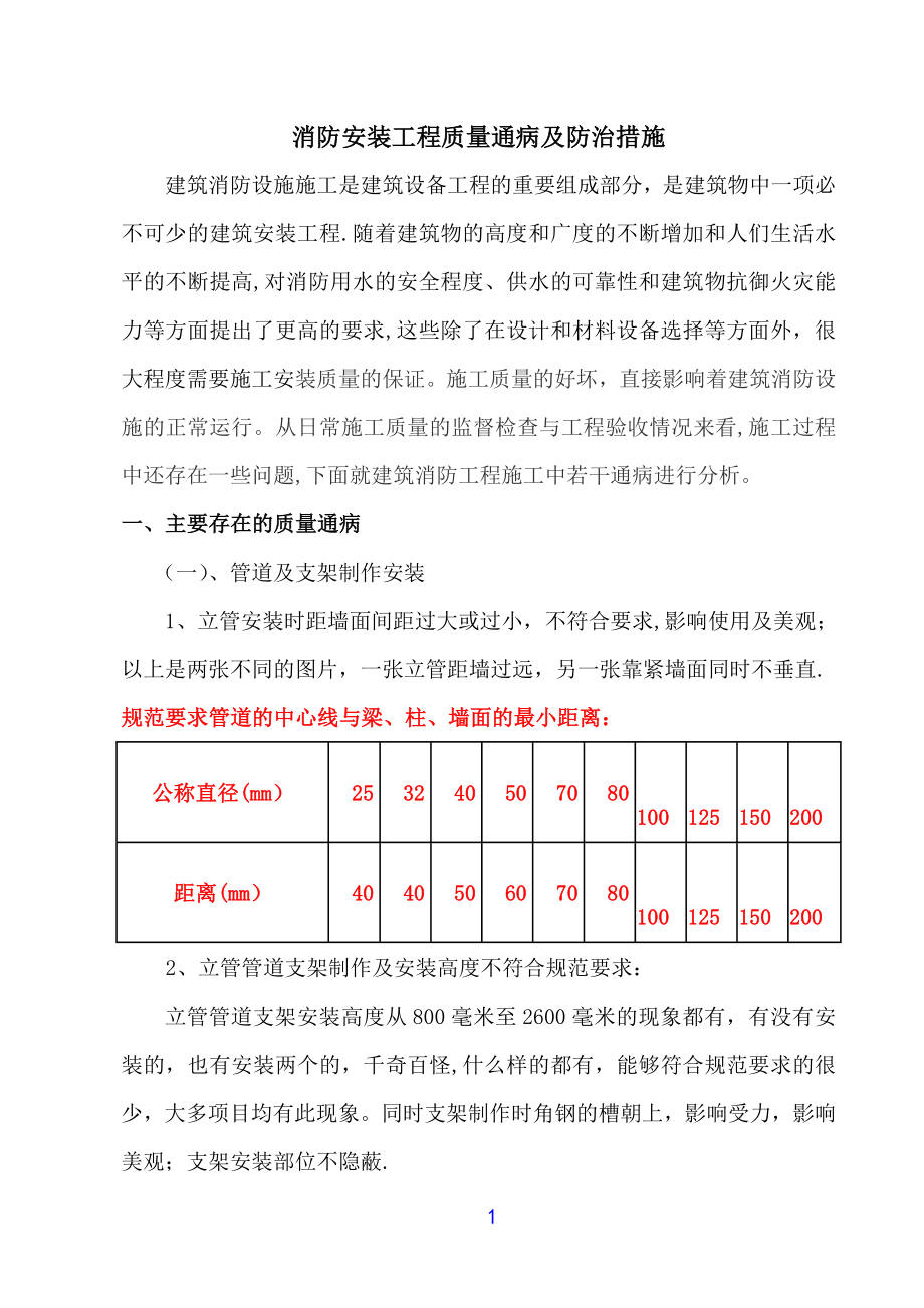 消防安装工程质量通病及防治措施.doc_第1页