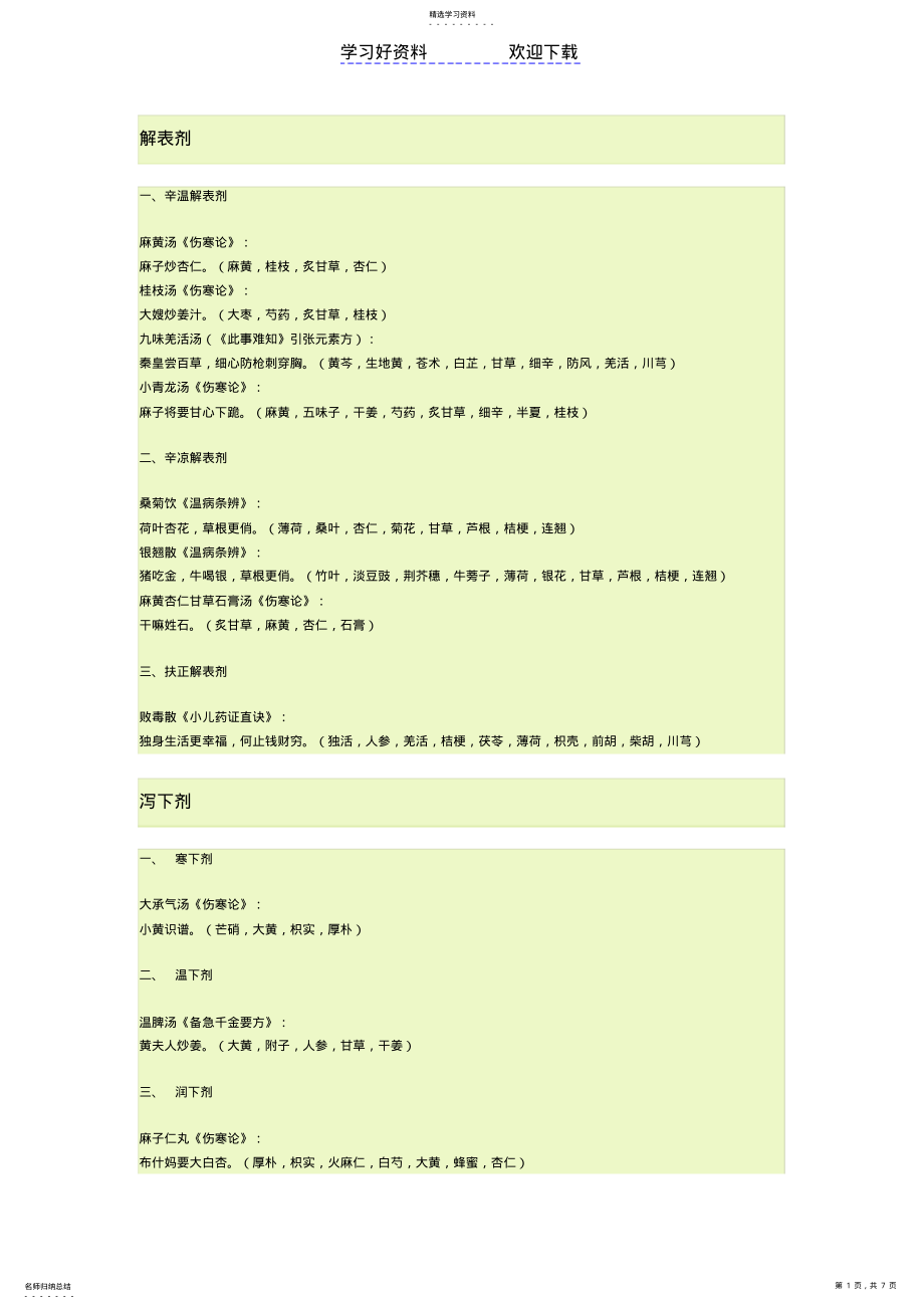 2022年方剂学趣味方歌速记口诀 .pdf_第1页