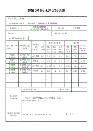 消防隐蔽工程验收记录表36639.doc