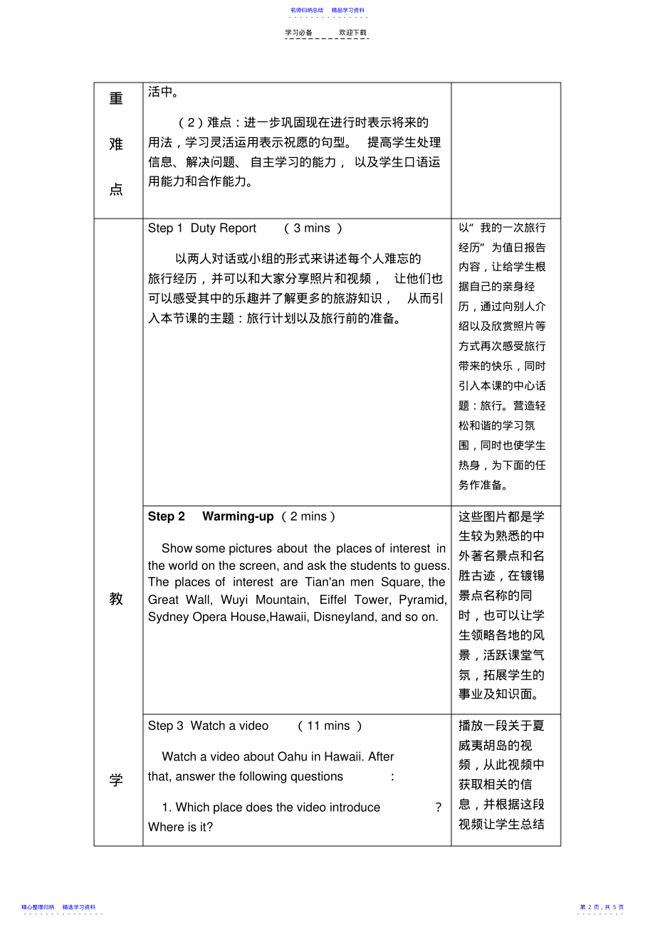 2022年Travel-Journal教学设计 .pdf_第2页