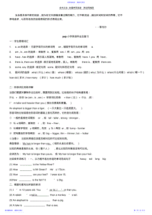 2022年pep小学英语毕业总复习 3.pdf